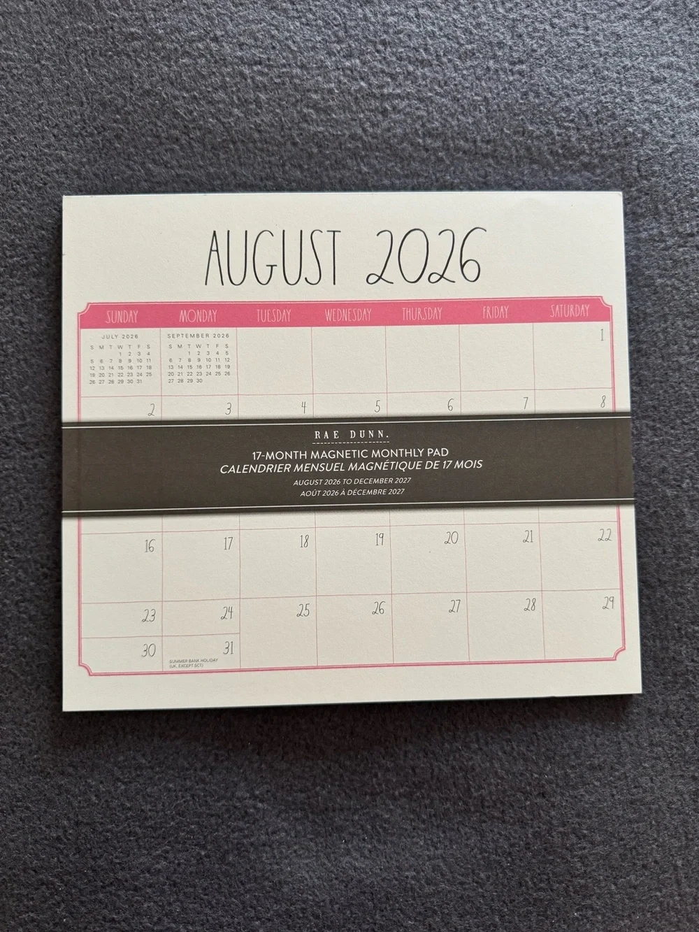 Rae Dunn Magnetic Monthly Planner